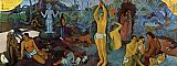 Paul Gauguin Canvas Paintings - Where Do We Come From